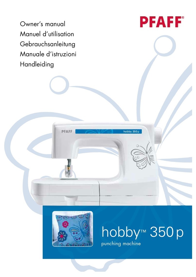 Pfaff Hobby 350 p User manual