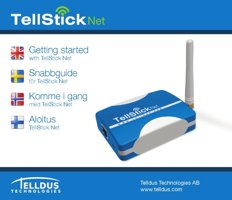 Telldus TellStick Net Getting started