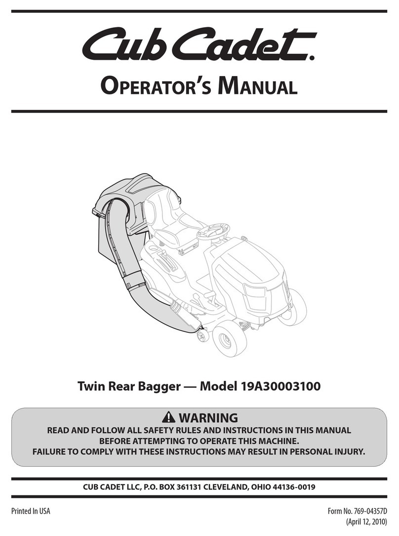 Cub Cadet 19A30003100 User manual Cub Cadet 19A30003100 User manual