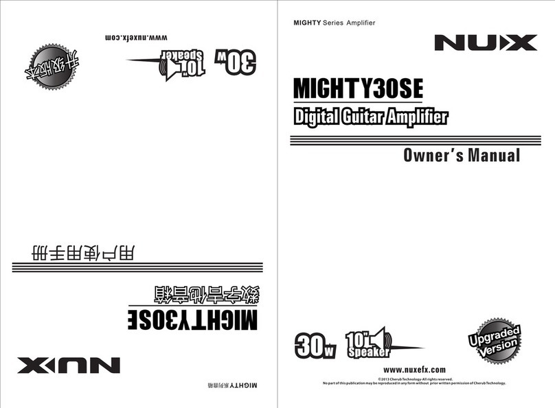 nux MIGHTY30SE owner's manual