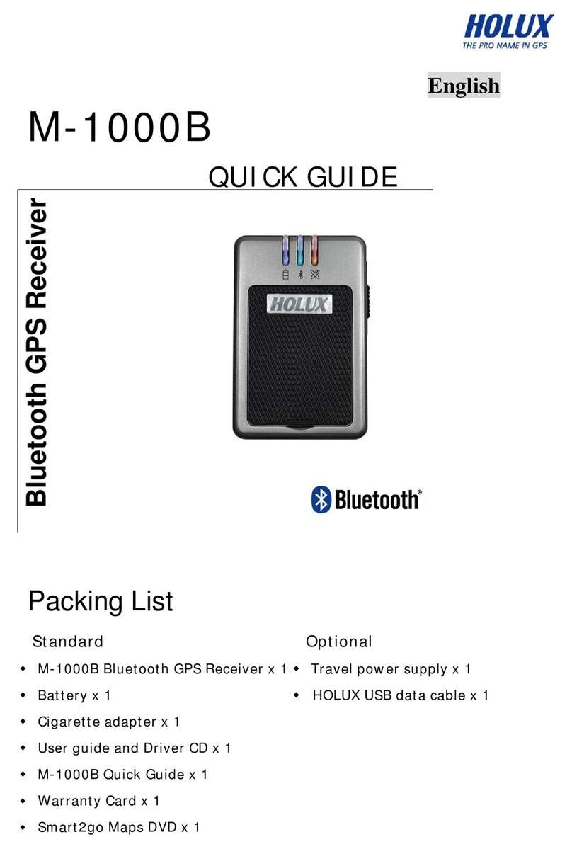 Holux M-1000B quick guide