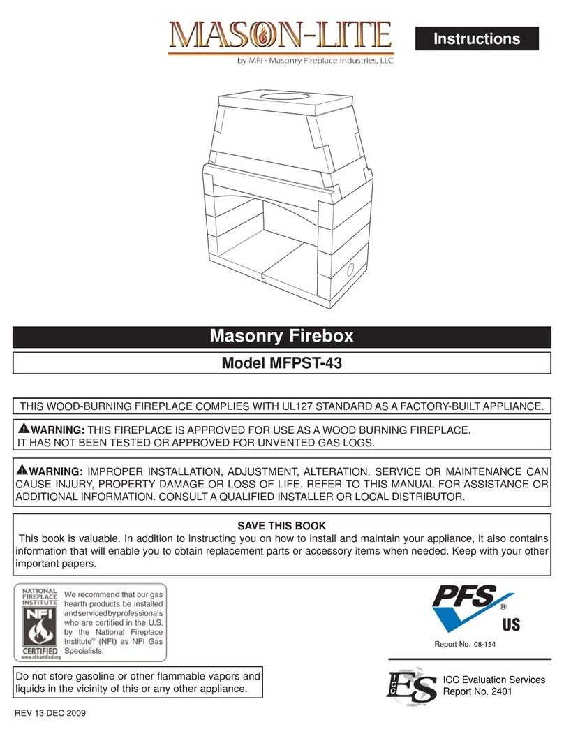 Mason-Lite MFPST-43 instructions