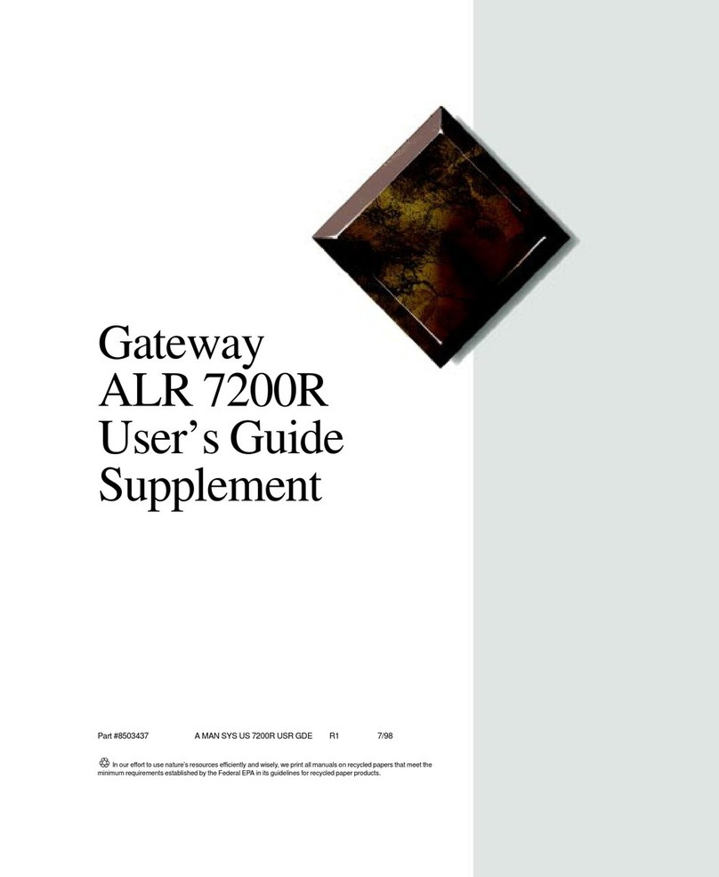 Gateway ALR 7200R user manual
