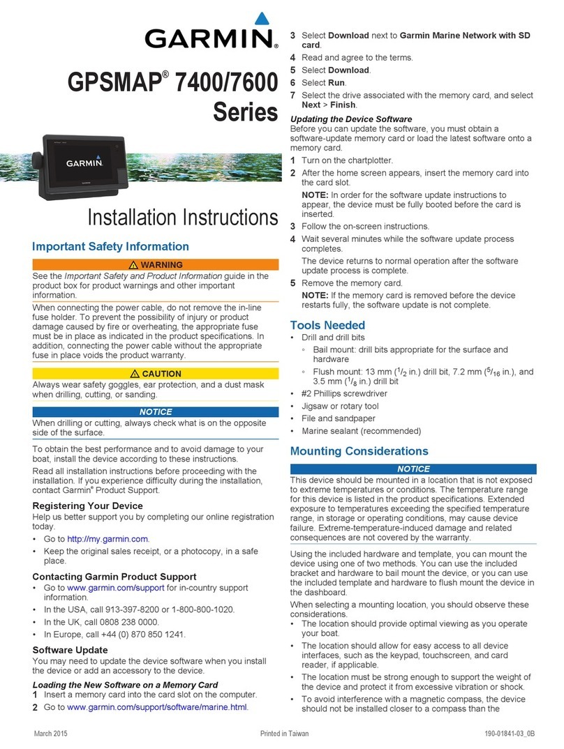 Garmin GPSMAP 7400 Series Quick start guide
