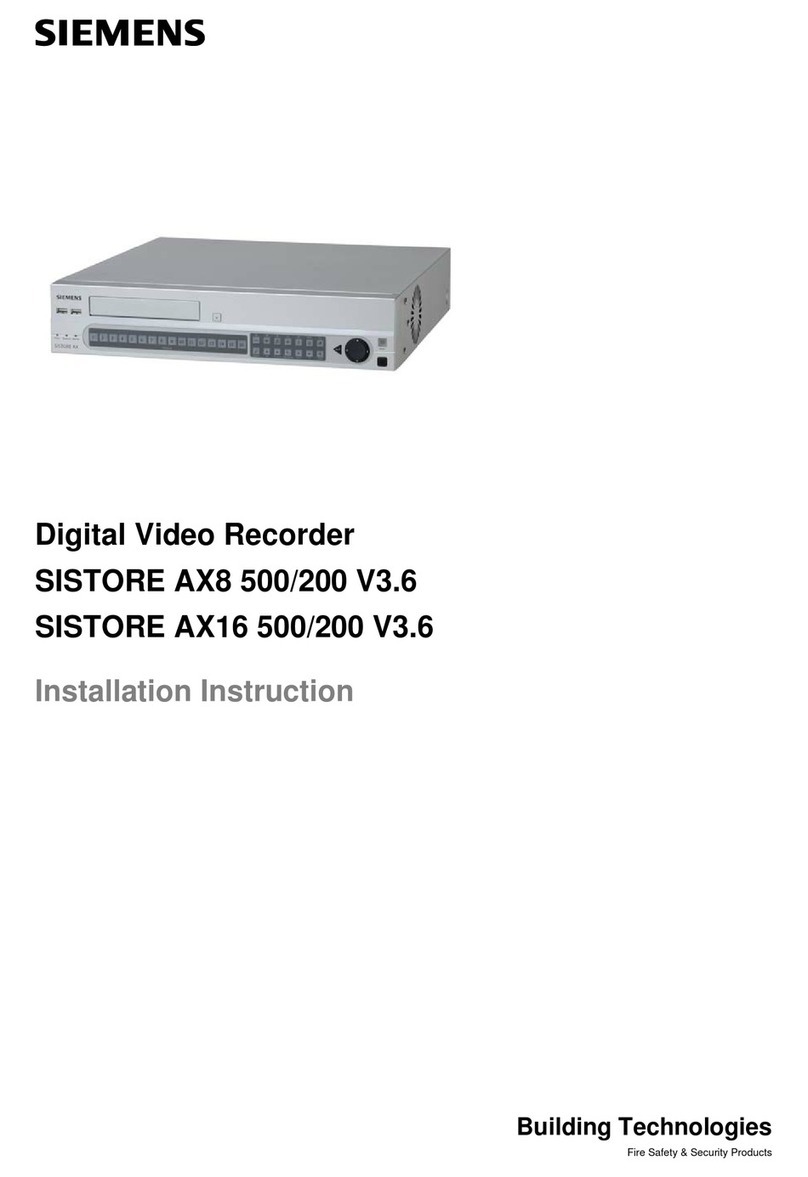 Siemens SISTORE AX8 500/200 V3.6 User manual