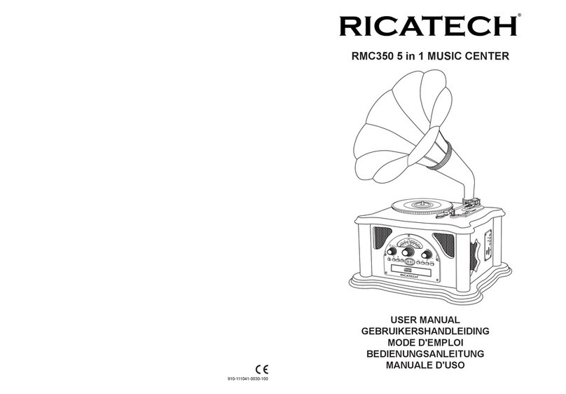 Ricatech RMC350 User manual