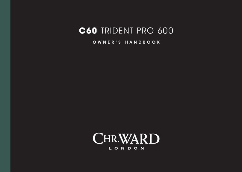 Chr. Ward C60 RIDENT PRO 600 Owner's handbook