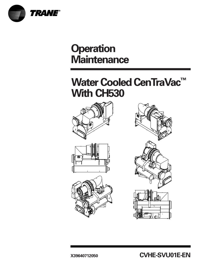 Trane CVHE-SVU01E-EN operation & maintenance