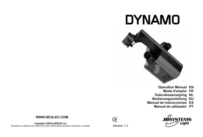 JB Systems Light Dynamo User manual