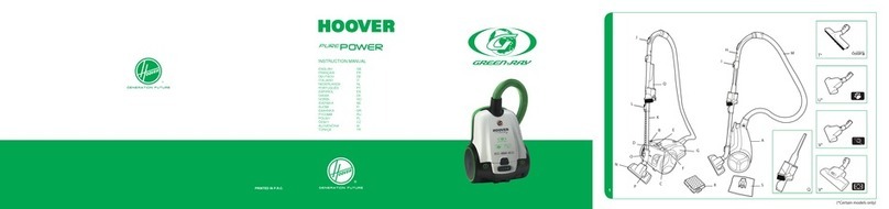 Hoover PurePower Greenray User manual