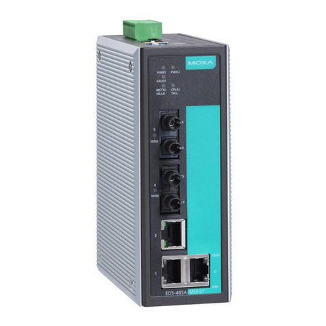 Moxa Technologies EDS-405 User manual Moxa Technologies EDS-405 User manual