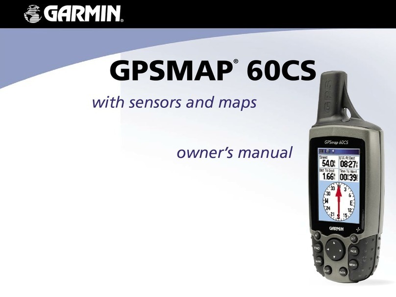 Garmin GPSMAP 60CS owner's manual