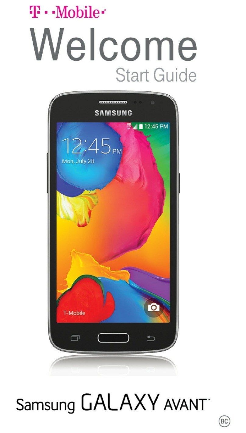 T-Mobile GALAXY AVANT Guide T-Mobile GALAXY AVANT Guide