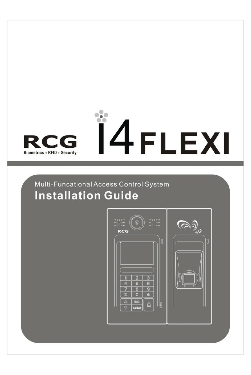 RCG RCG i4 Flexi installation guide