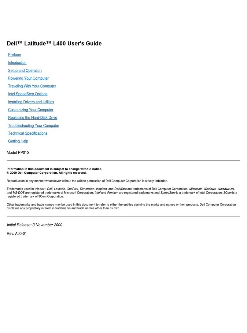 Dell Latitude L400 user guide
