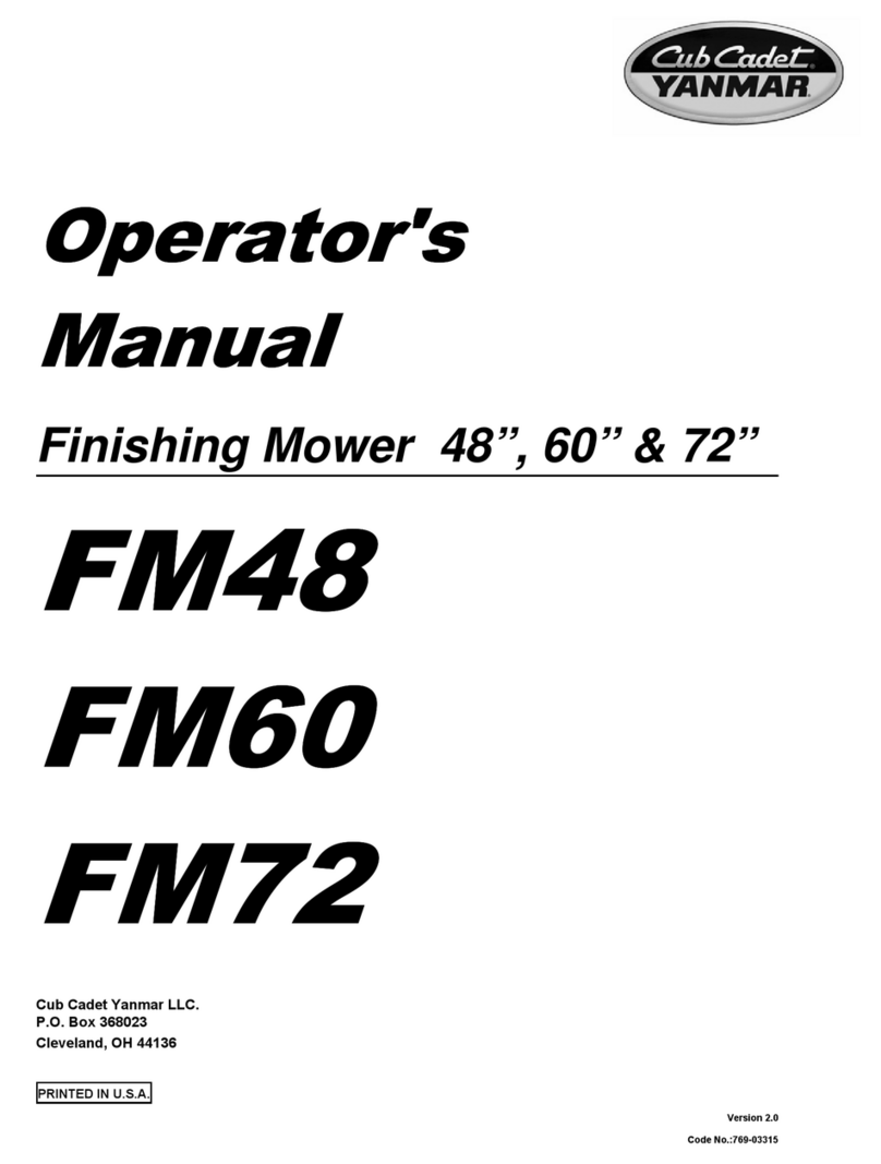 Cub Cadet FM48 User manual