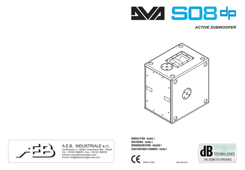 A.E.B. DIGIPRO DVA S08 dp User manual