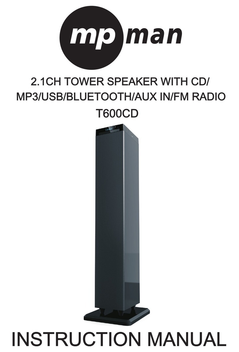 MP-Man T600CD User manual