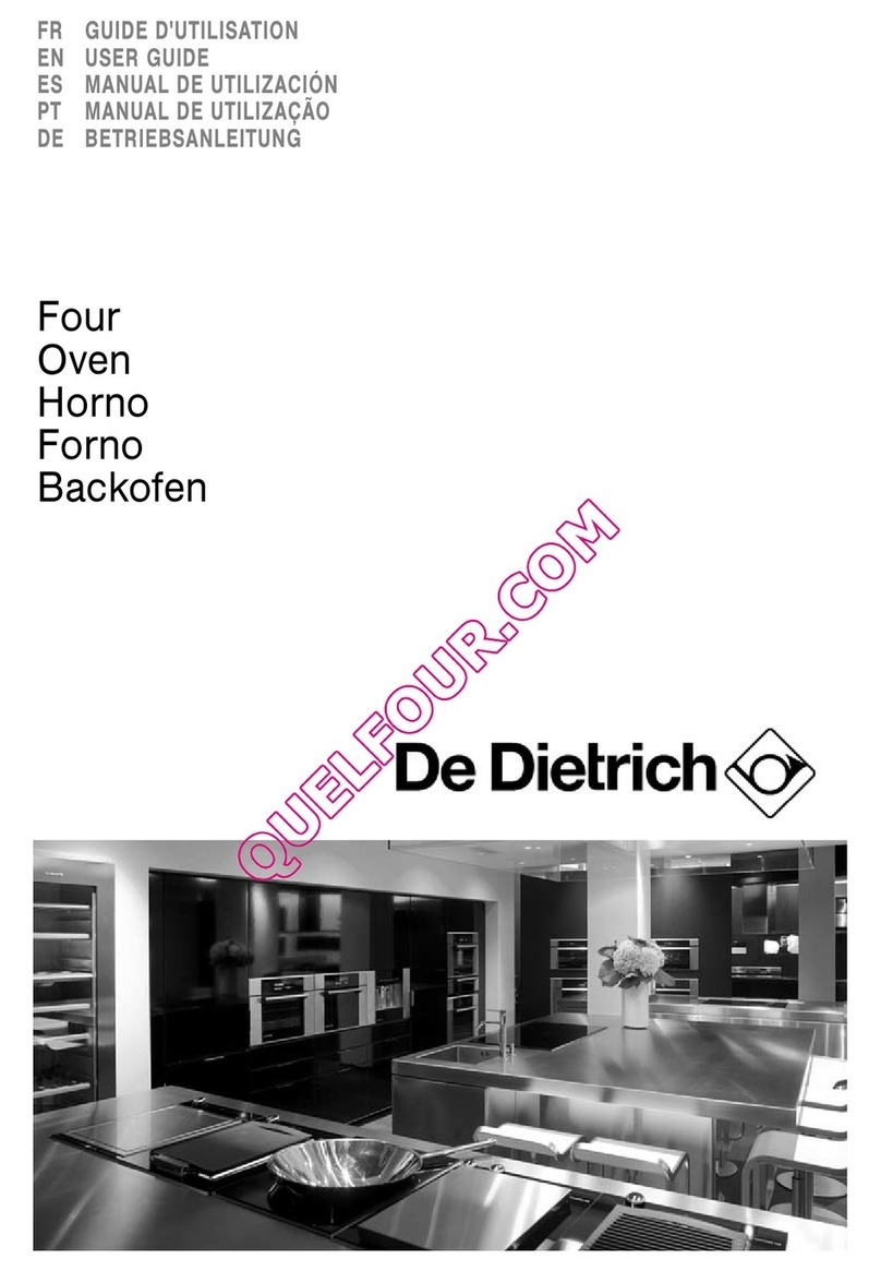 DeDietrich DOP 1170 W user guide