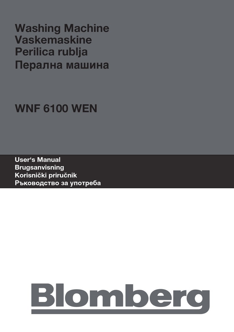 Blomberg WNF 6100 WEN user manual Blomberg WNF 6100 WEN user manual