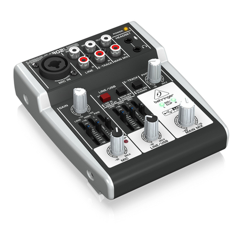 Behringer XENYX 302USB User manual
