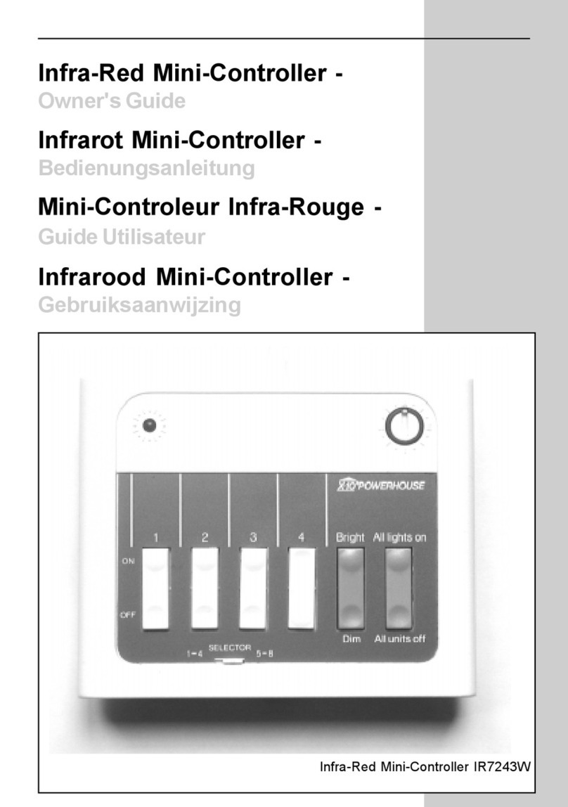X10 IR7243W User manual