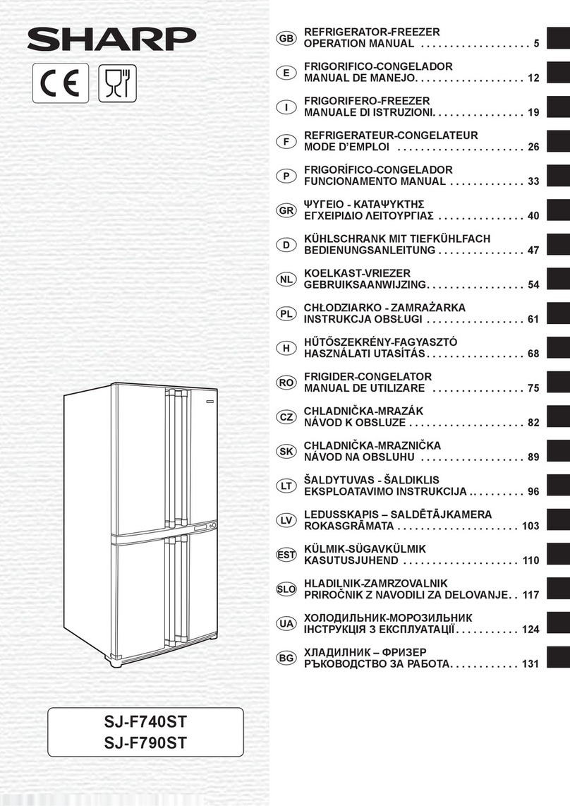 Sharp SJ-F740ST User manual