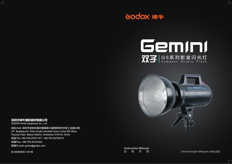 Godox Gemini GS series User manual