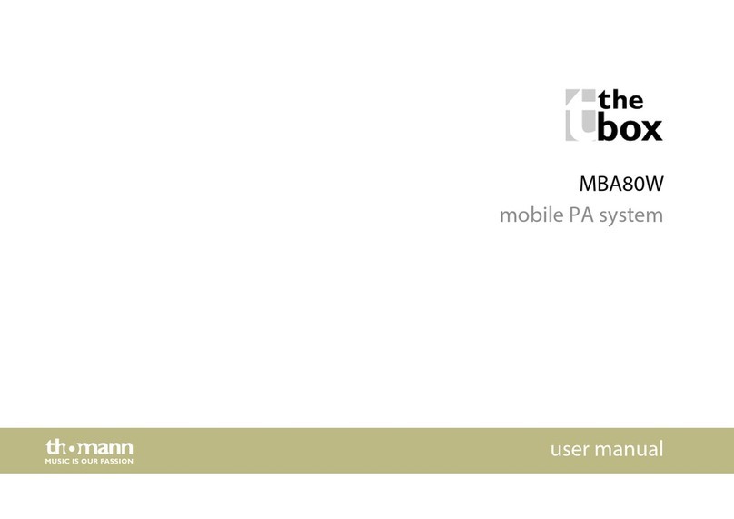thomann the box MBA80W user manual