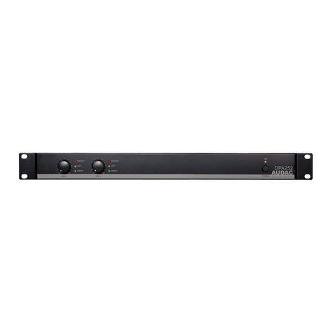 AUDAC DPA152 Installation and operating instructions