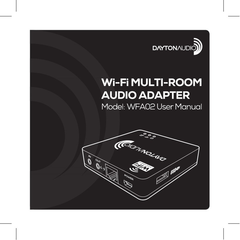 DaytonAudio WFA02 user manual
