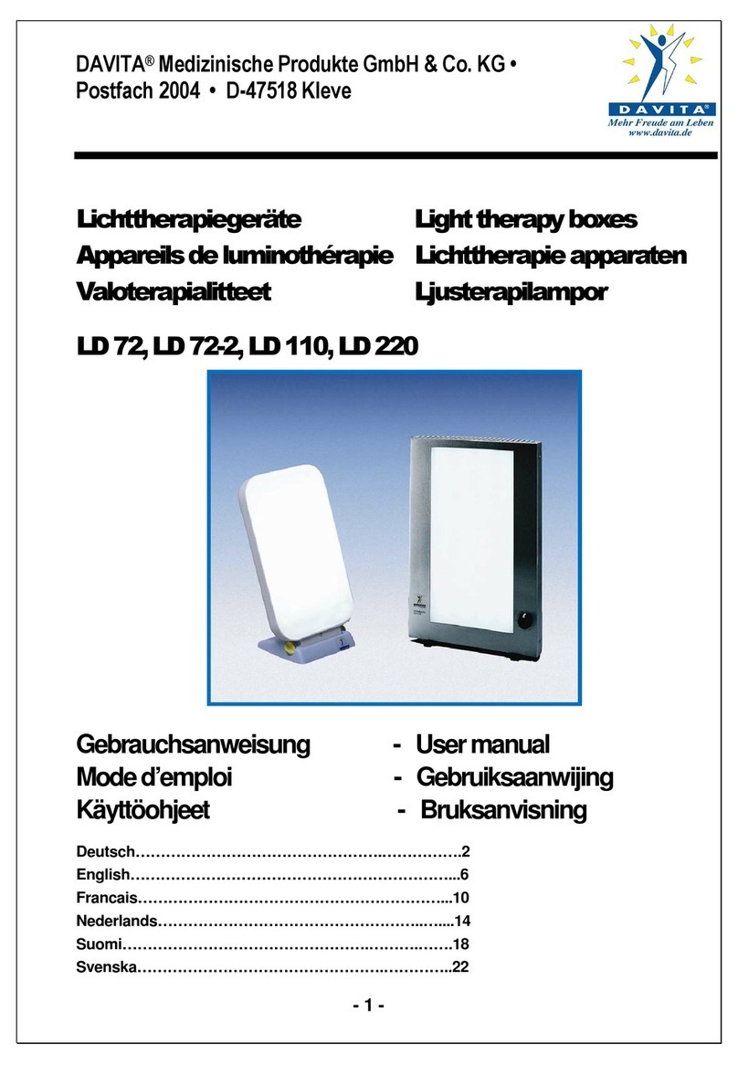 Davita LD 72 user manual