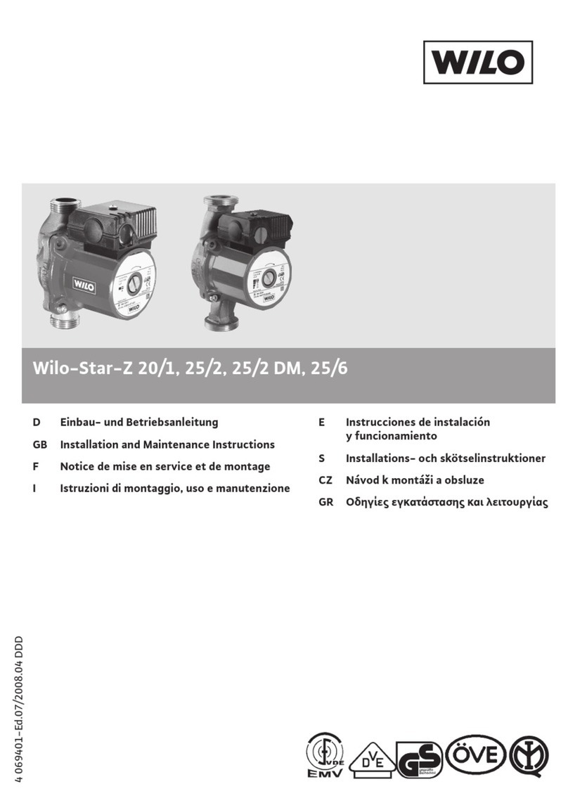 Wilo Wilo-Star-Z 20/1 User manual