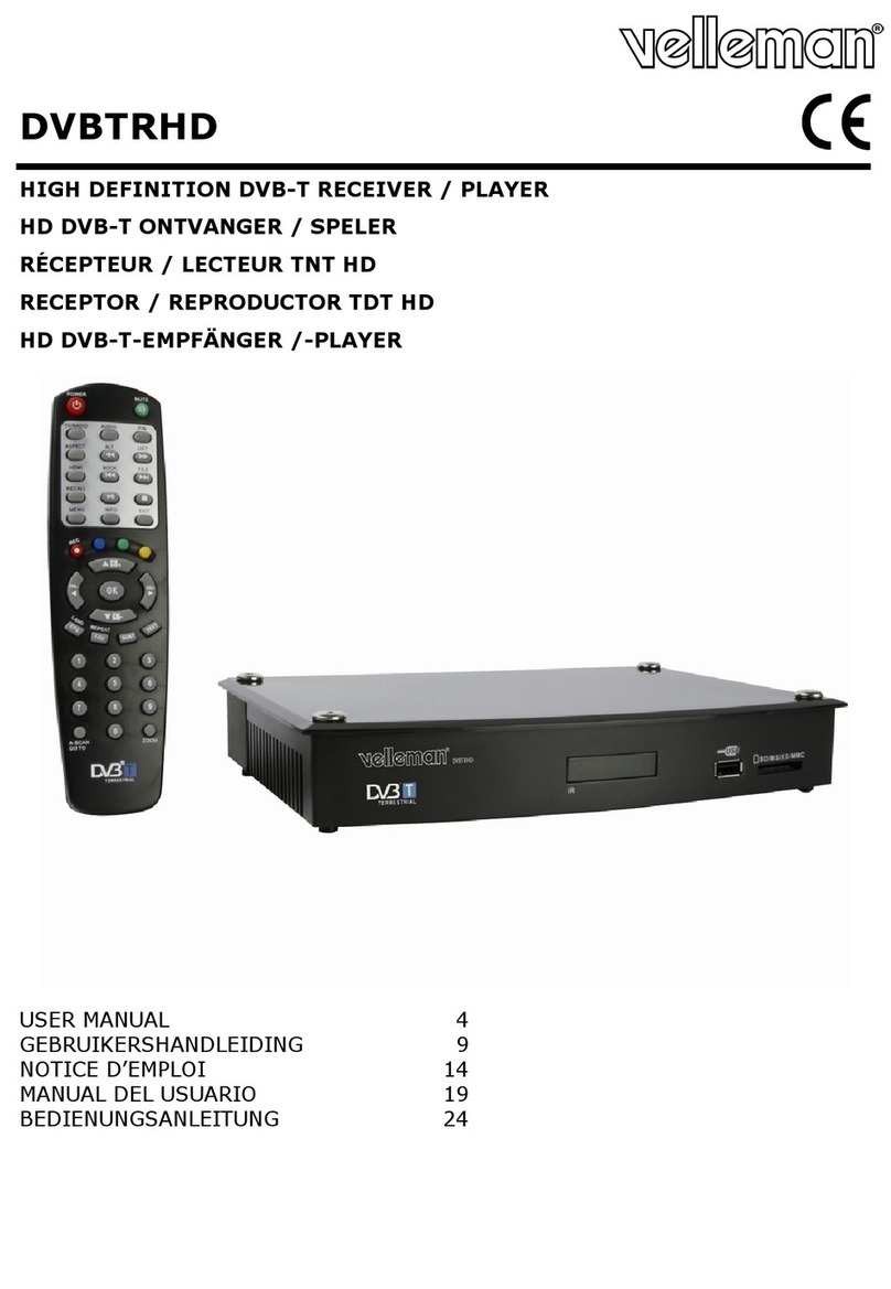 Velleman DVBTRHD user manual