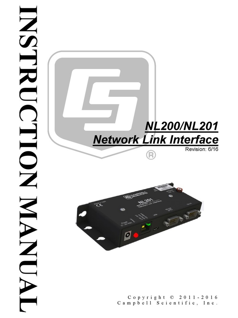 CSI NL200 User manual