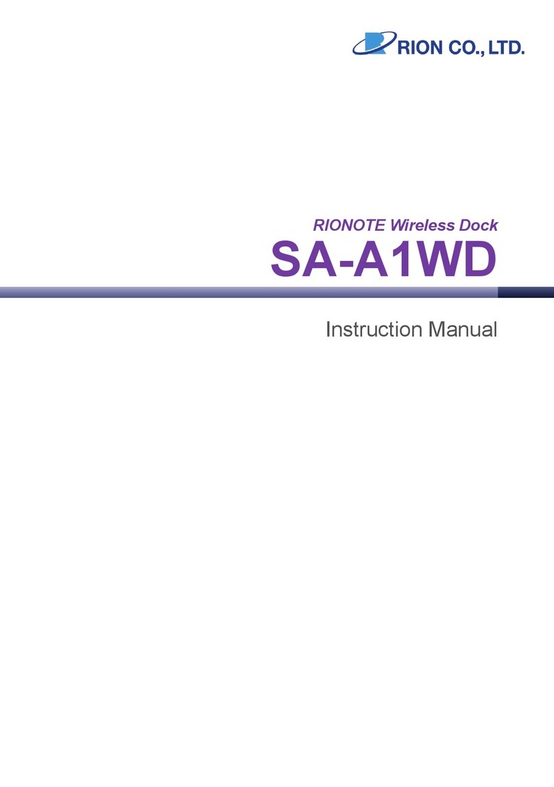 Rion SA-A1WD instruction manual