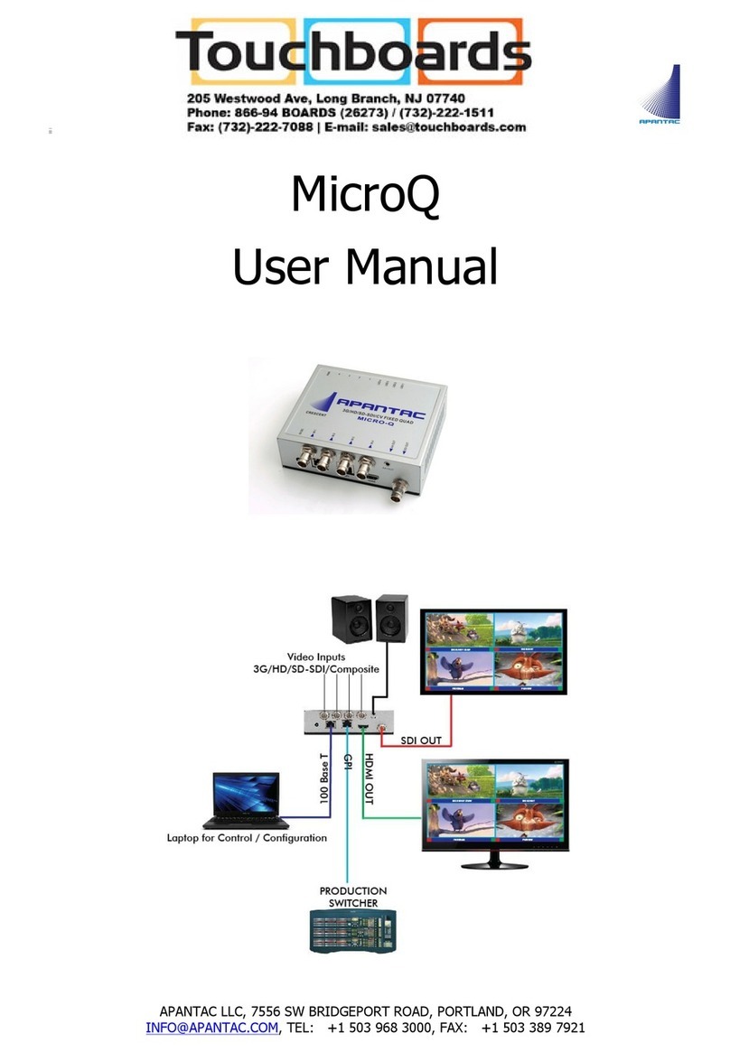 Touchboards MicroQ user manual