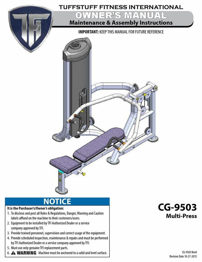 Tuff stuff CG-9503 User manual