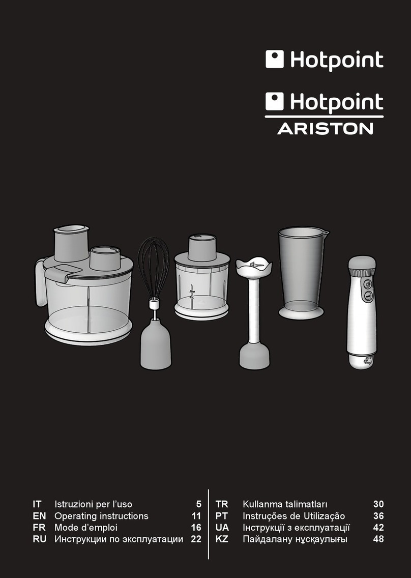 Hotpoint Ariston HB 07 EU operating instructions