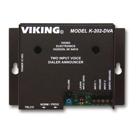 Viking K-202-DVA User manual