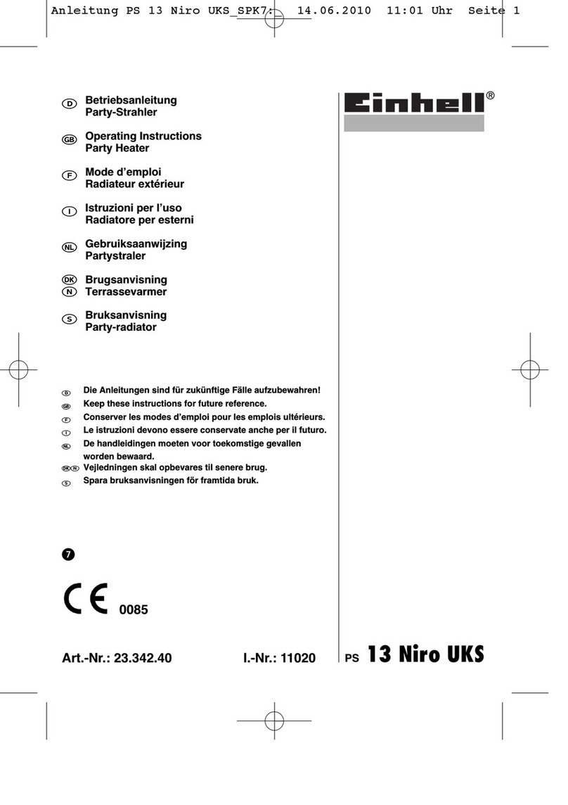 EINHELL PS 13 Niro UKS User manual