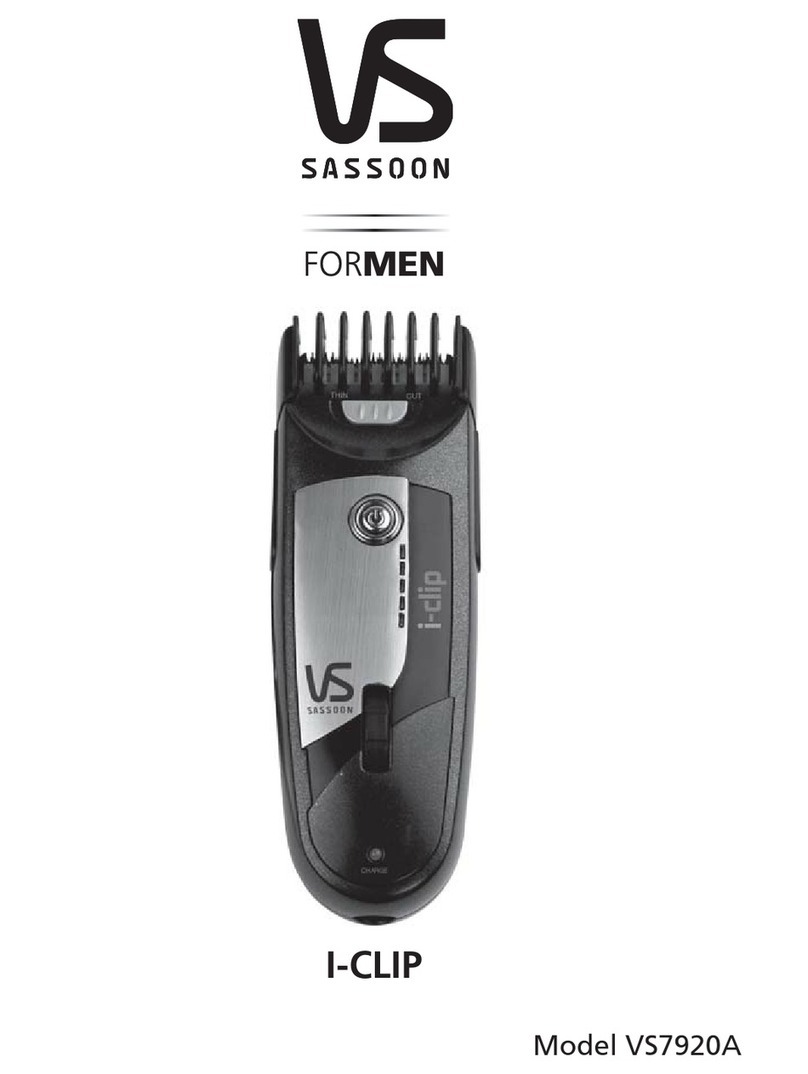 VS Sassoon VS7920A User manual VS Sassoon VS7920A User manual