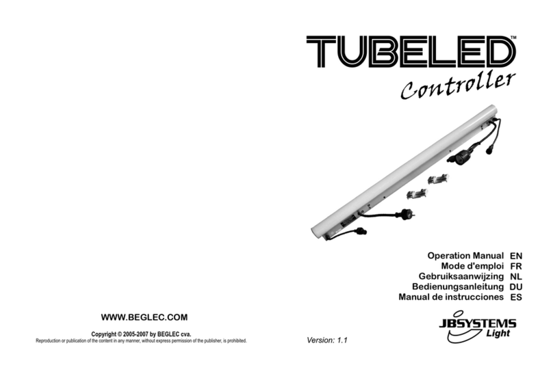 JB Systems TUBELED Operation manual