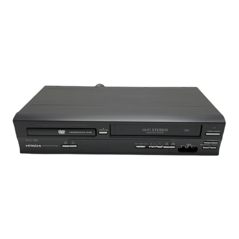 Hitachi PF73U - DV - DVD/VCR Combo User manual