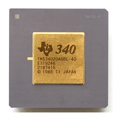 Texas Instruments TMS34010 User manual Texas Instruments TMS34010 User manual