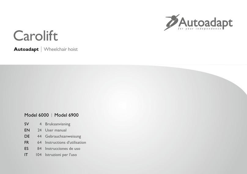 Autoadapt Carolift 6000 User manual