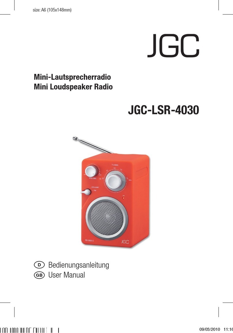 JGC JGC-LSR-4030 user manual