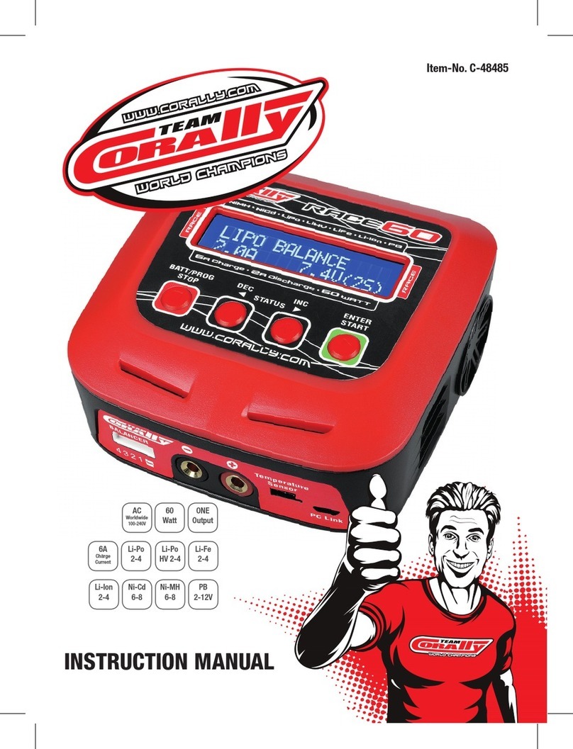 Team Corally RACE 60 instruction manual
