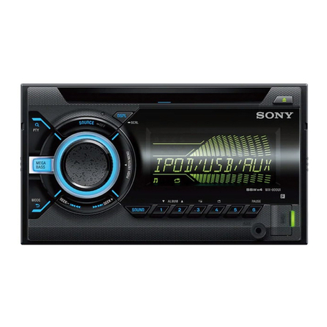 Sony WX-800UI operating instructions