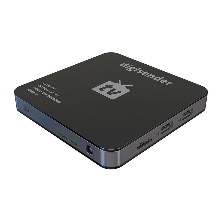 DigiSender TV SmartMelia dgtvsm202 Quick setup guide